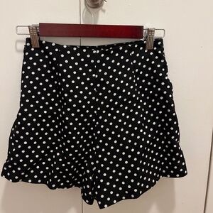 Zara polka dot shorts